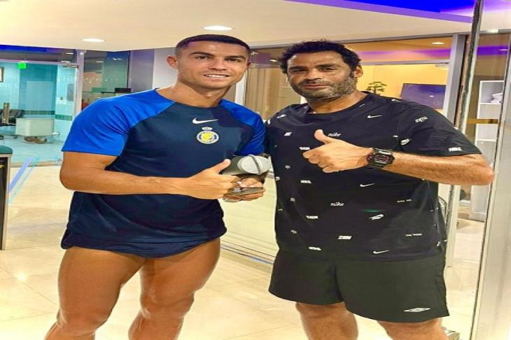 عبد المنصف مع رونالدو